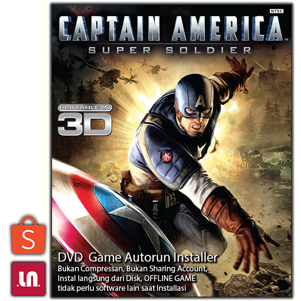 Captain America Super Soldier - PC DVD Game