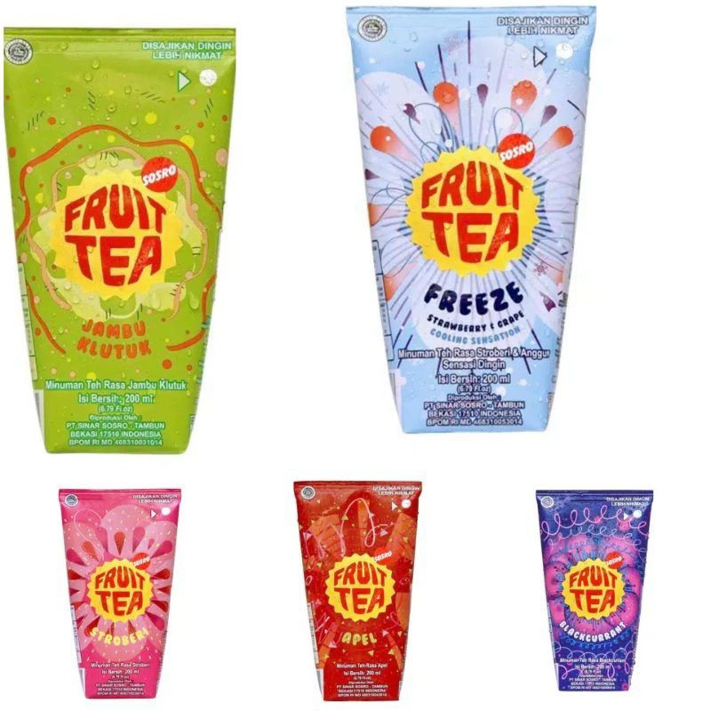 

FRUIT TEA Genggam 200ml x 24pcs (KARTON) | Minuman Teh Rasa Buah
