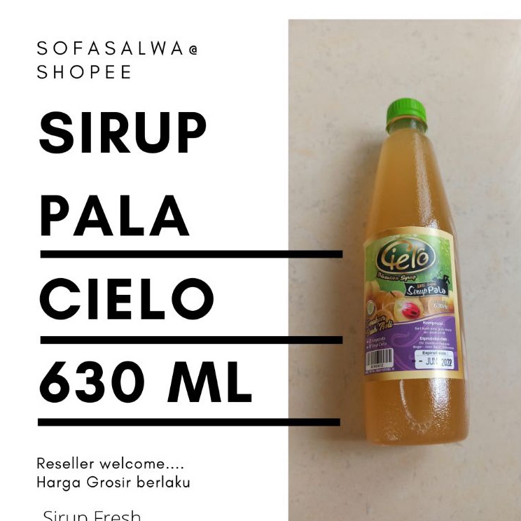 

fj Big Sale Sirup Pala Cielo 63ml Free Packing T86