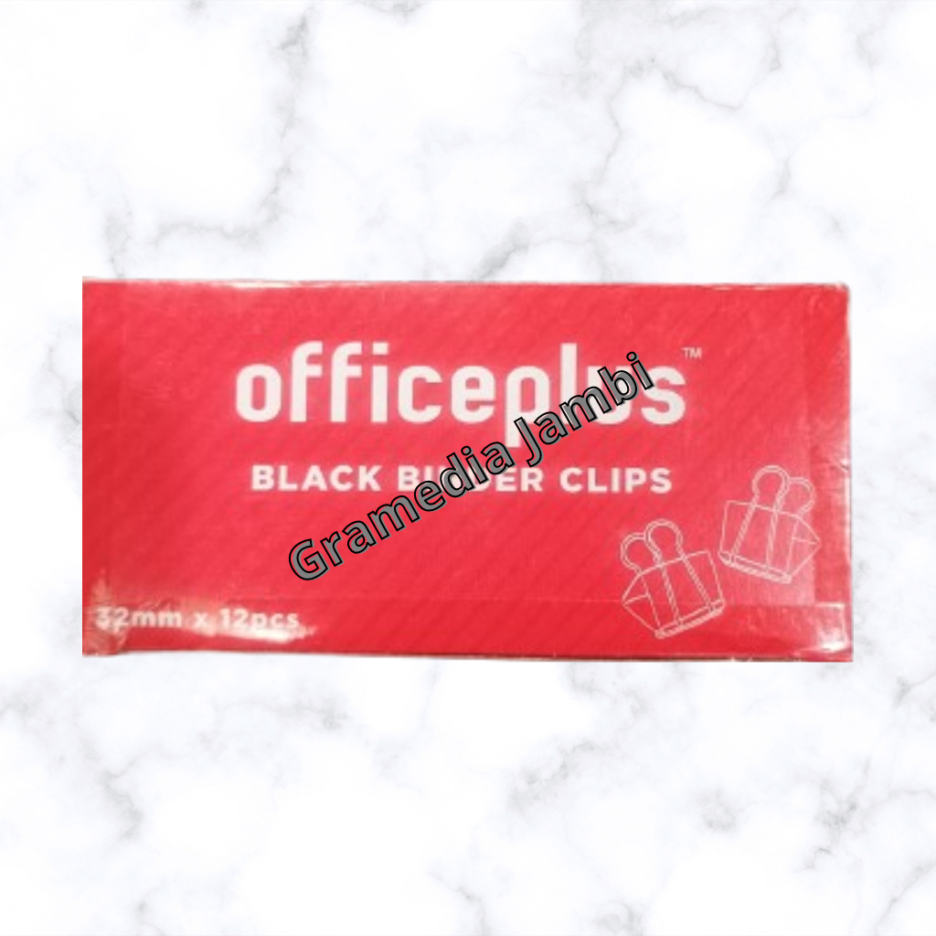 

Gramedia Jambi - OFFICE-P BINDERCLIP 32 BLACK OP-BC32BLK