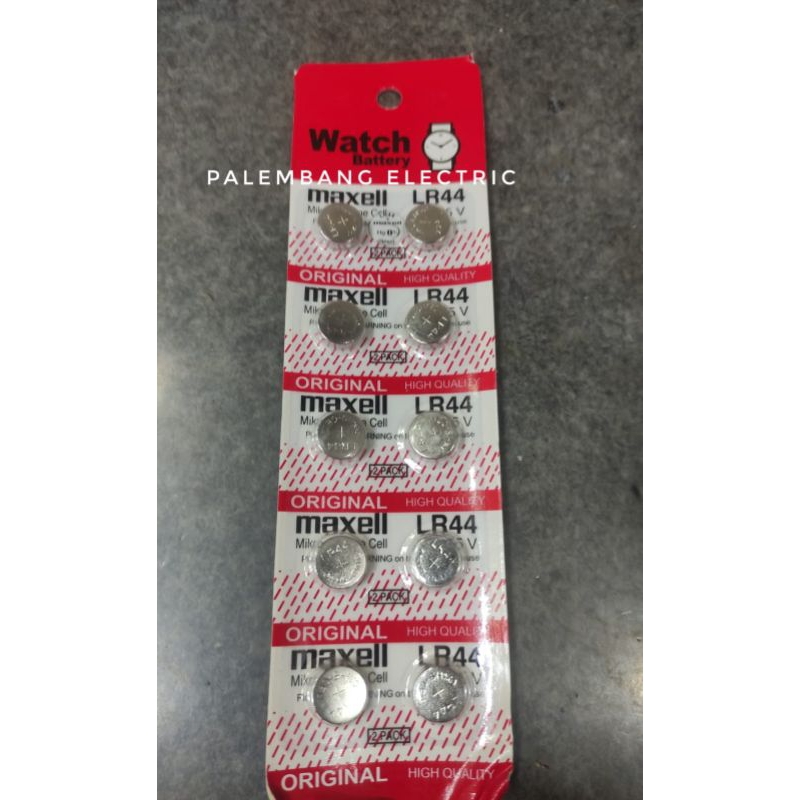 Baterai LR 44 LR44 LR-44 isi 10 pcs (ADA HARGA GROSIR)