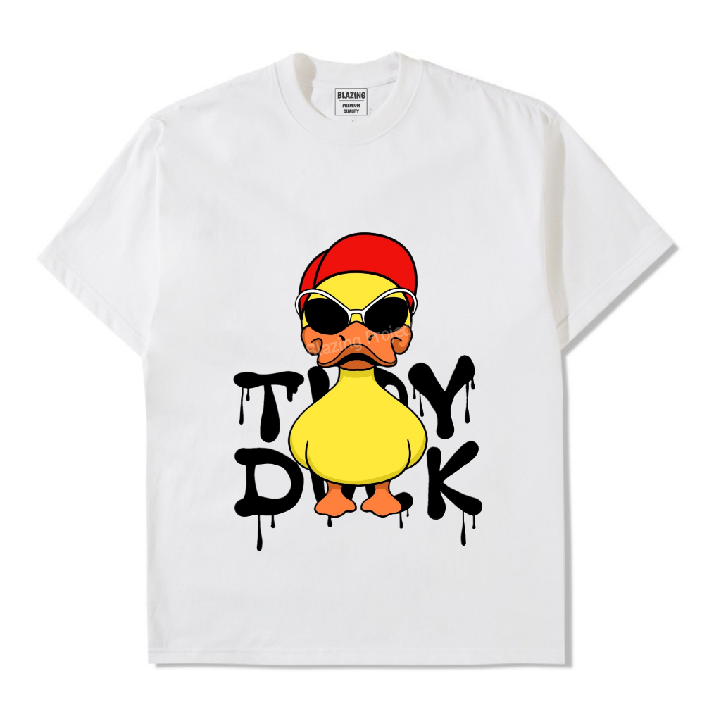 Baju Kaos Distro Premium Tidy Duck Pria Wanita Cotton Combed 24s