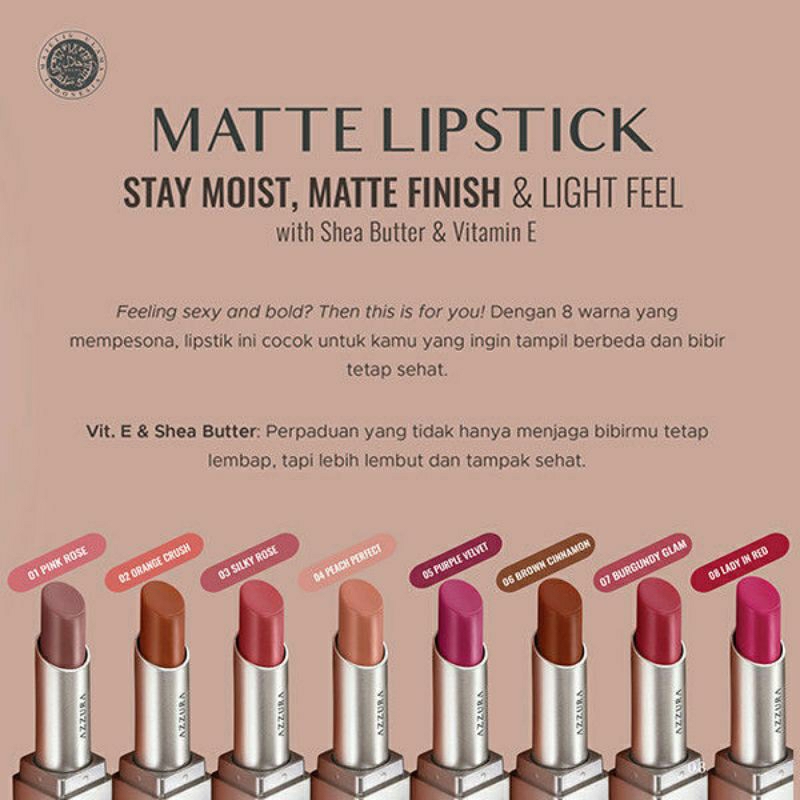 Azzura Matte Lipstik