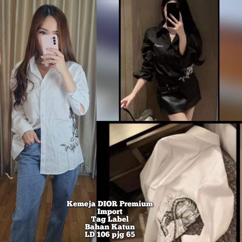 Kemeja Wanita CD Harimau Import