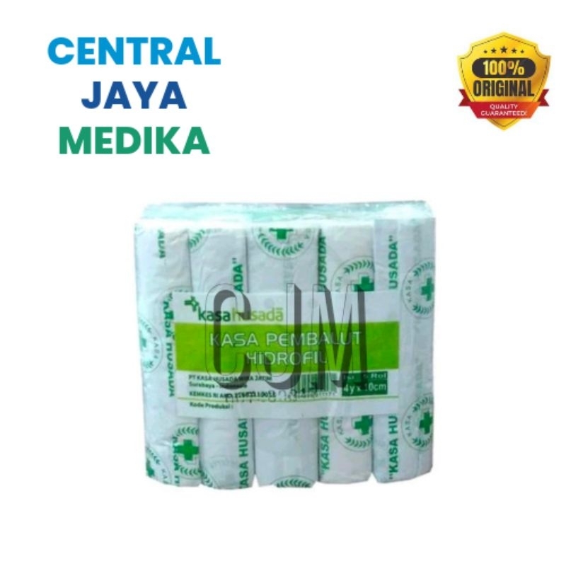 Perban Kasa Husada 4yard x 10cm / Verban Kasa Pembalut Hidrofil