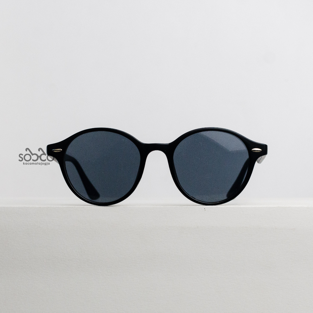 Frame Kacamata Hitam Bulat Pria dan Wanita - Burisrawa 03