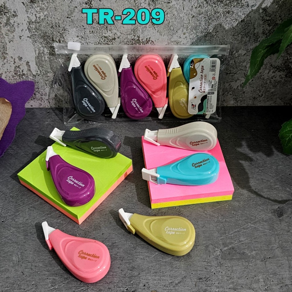 

GG Correction Tape Mini Set 6(minimal 4)/Tipex Rol/Pita Koreksi/Tipex Kering
