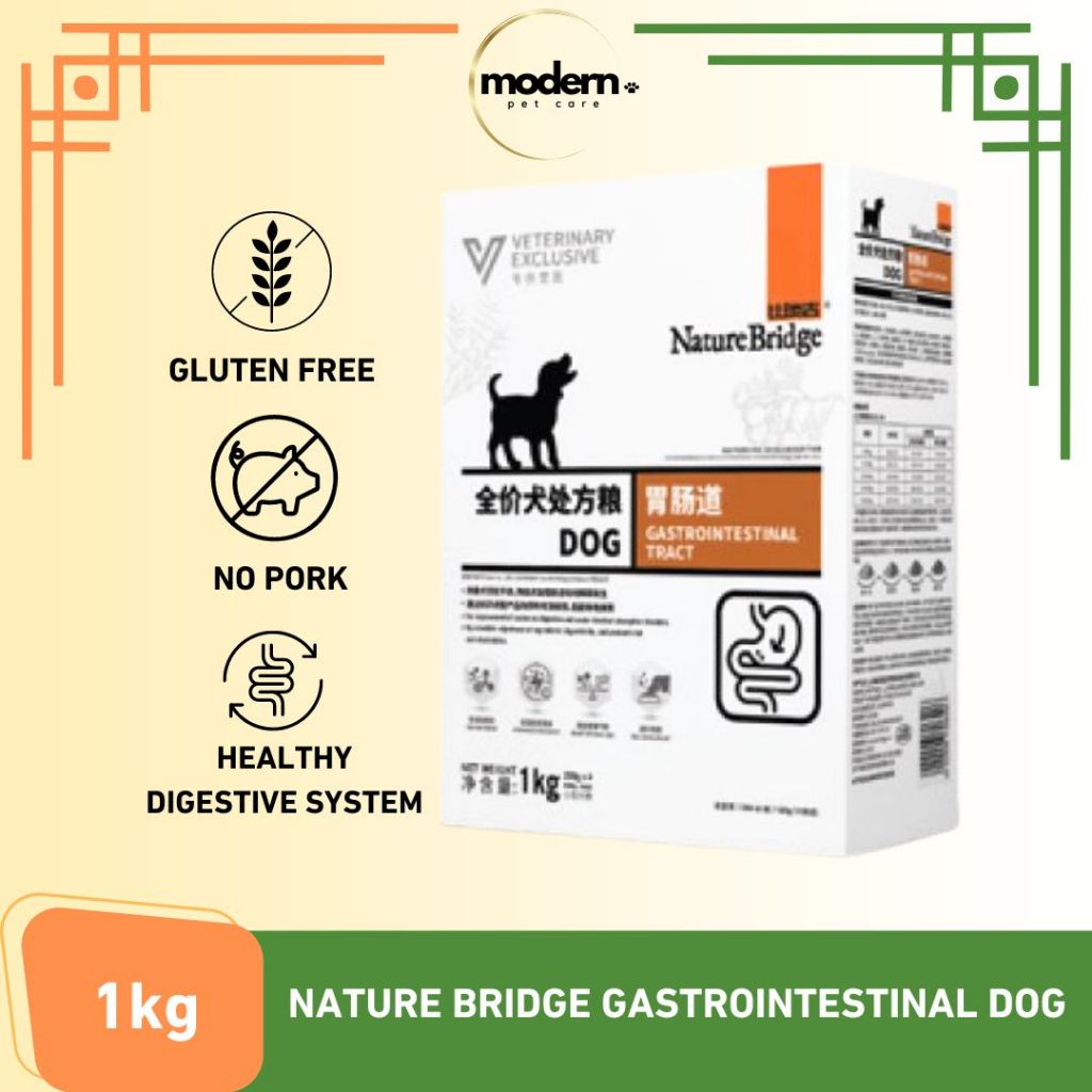 Nature Bridge Gastrointestinal Dog Food Freshpack 1kg