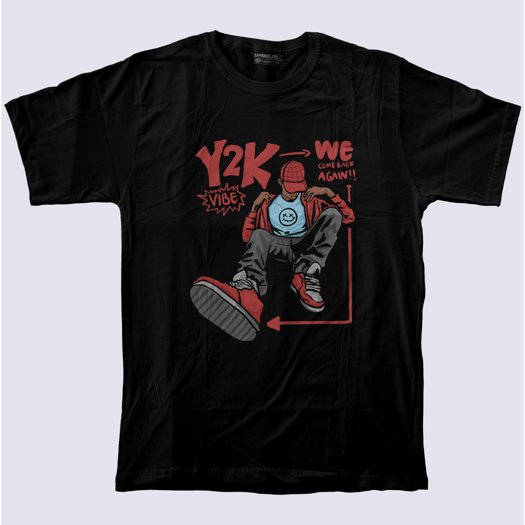 KAOS Y2K, WE ARE BACK WITH Y2K VIBE  /  COTTON COMBED 30s PREMIUM UNISEX / KT-LP-10