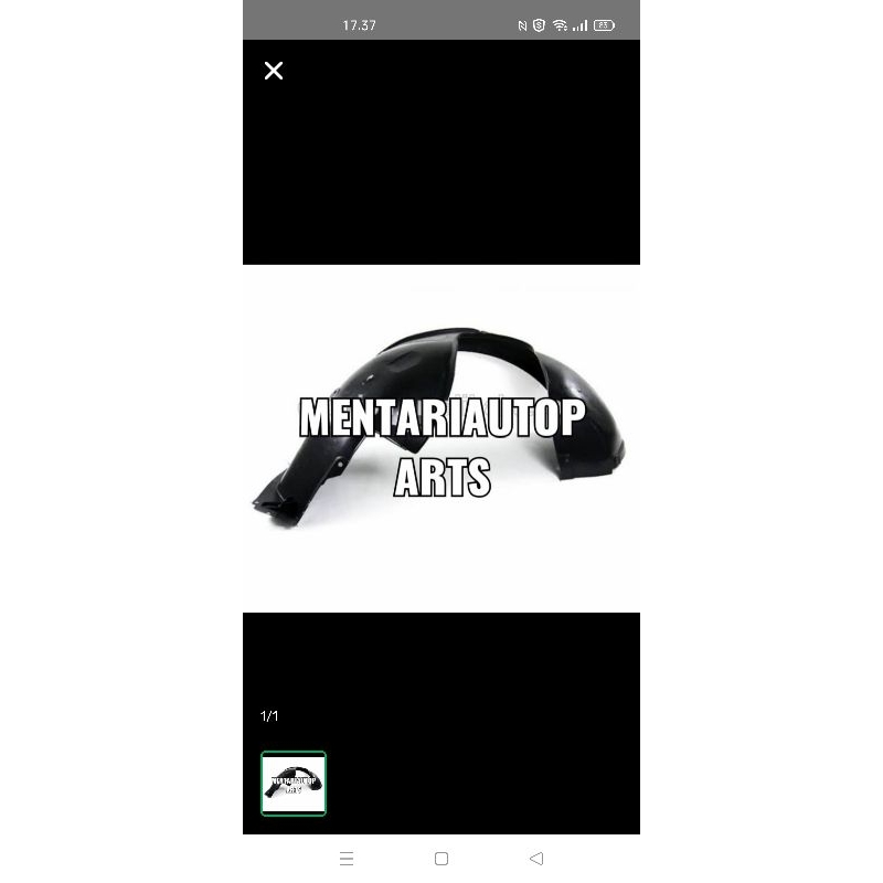 inner fender depan kanan bmw e39 oem taiwan