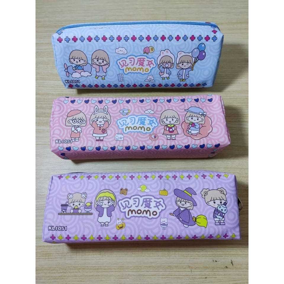 

Pensil case kain resleting KL1051 Momo