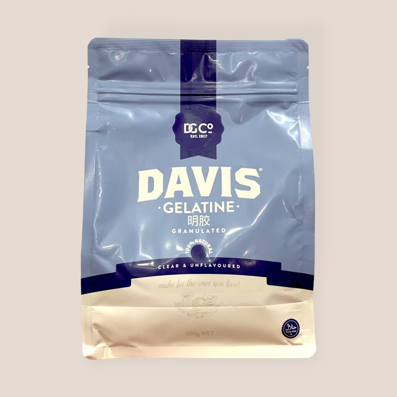 

Davis Gelatine Bubuk Gelatine Gelatin Powder Unflavour Tanpa Gula