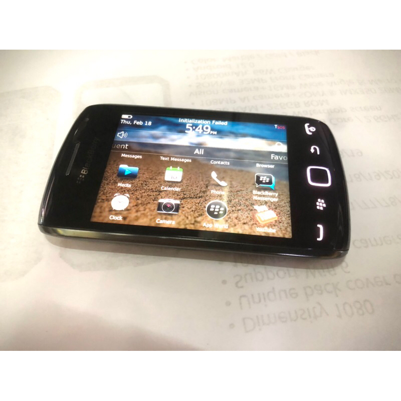 Hape Rusak Blackberry 9380 Orlando Untuk Koleksi Pajangan Kanibalan