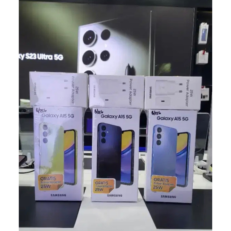samsung gakaxy A15 5G ram 8gb+8gb/256gb baru garansi resmi samsung indonesia