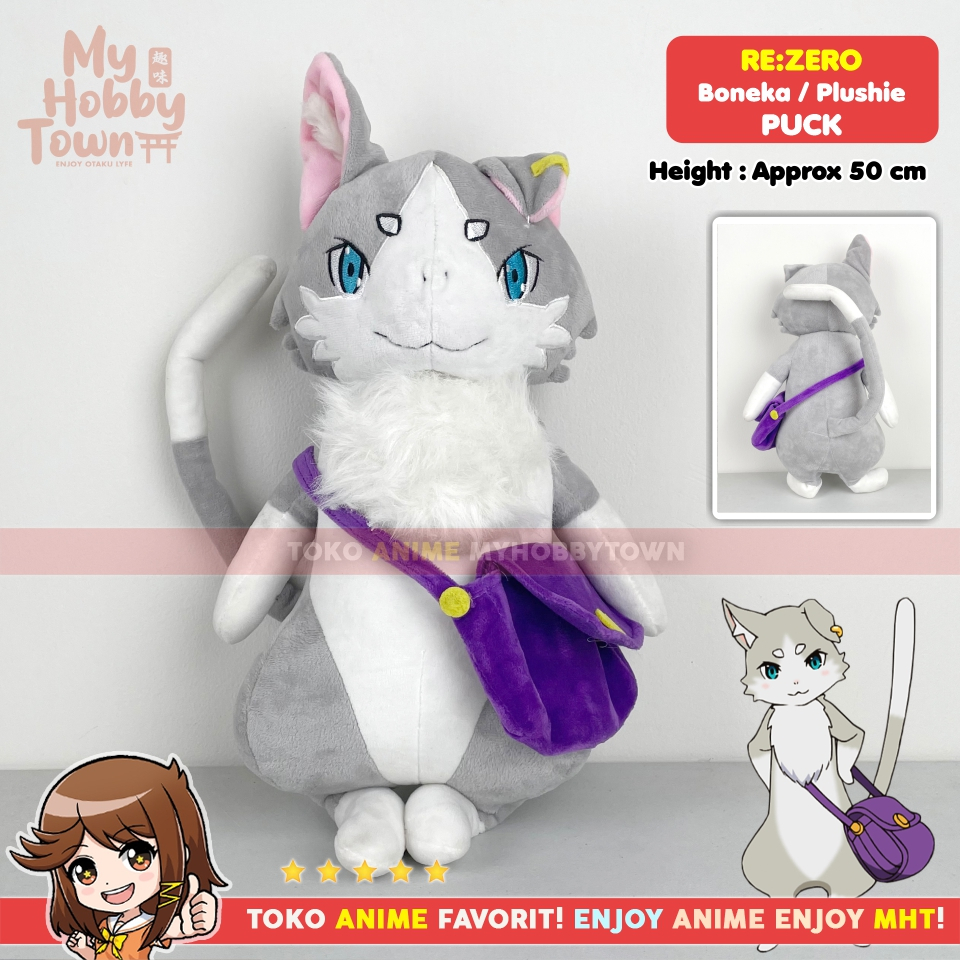Boneka Re:Zero Puck Pack Paku Plush Doll