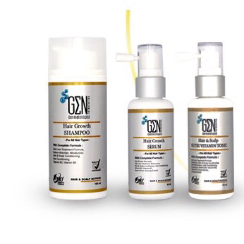 ✨TERMURAH✨Gen Dermatologist Hair & Scalp Nutri Vitamin Tonic / Hair Growt Shampoo / Hair Growt Serum