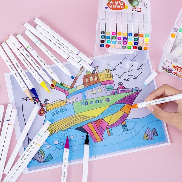 

ART B23N Spidol Warna Double TIP2in1 Spidol SET 12243648