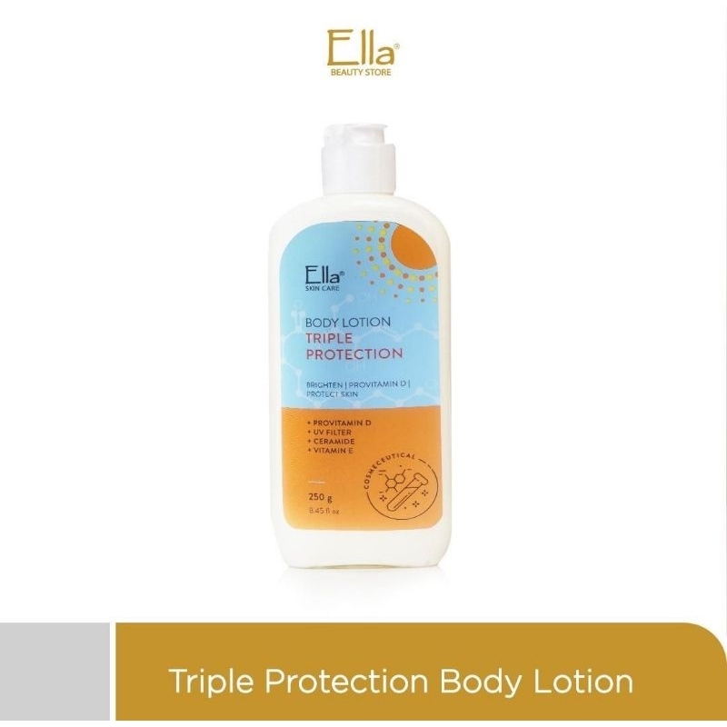 Ella skincare handbody, Triple Protection Body Lotion spf 20