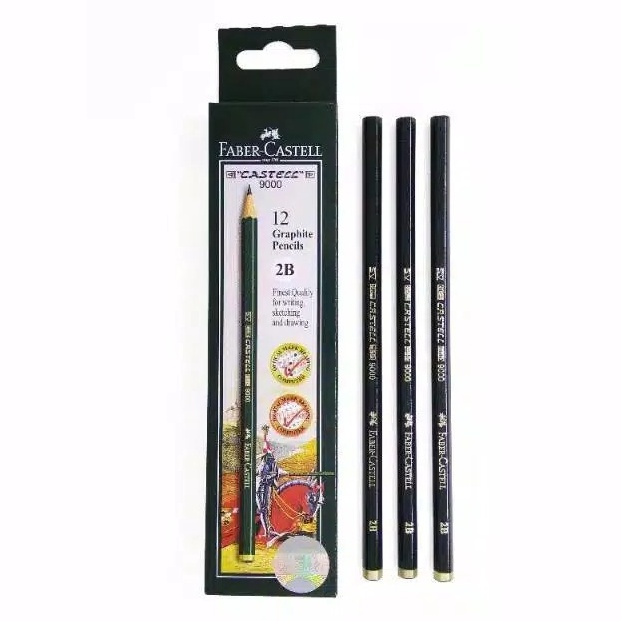 

ART H43L Pensil 2B Faber Castell Lusinan