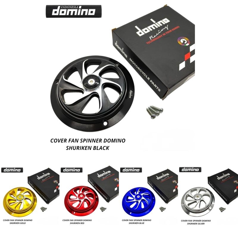 Cover Fan Spinner Premium Model ARM cover radiator shuriken CNC Domino vespa Scoopy beat Mio