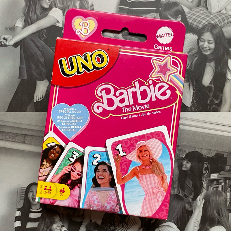 uno barbie the movie card game