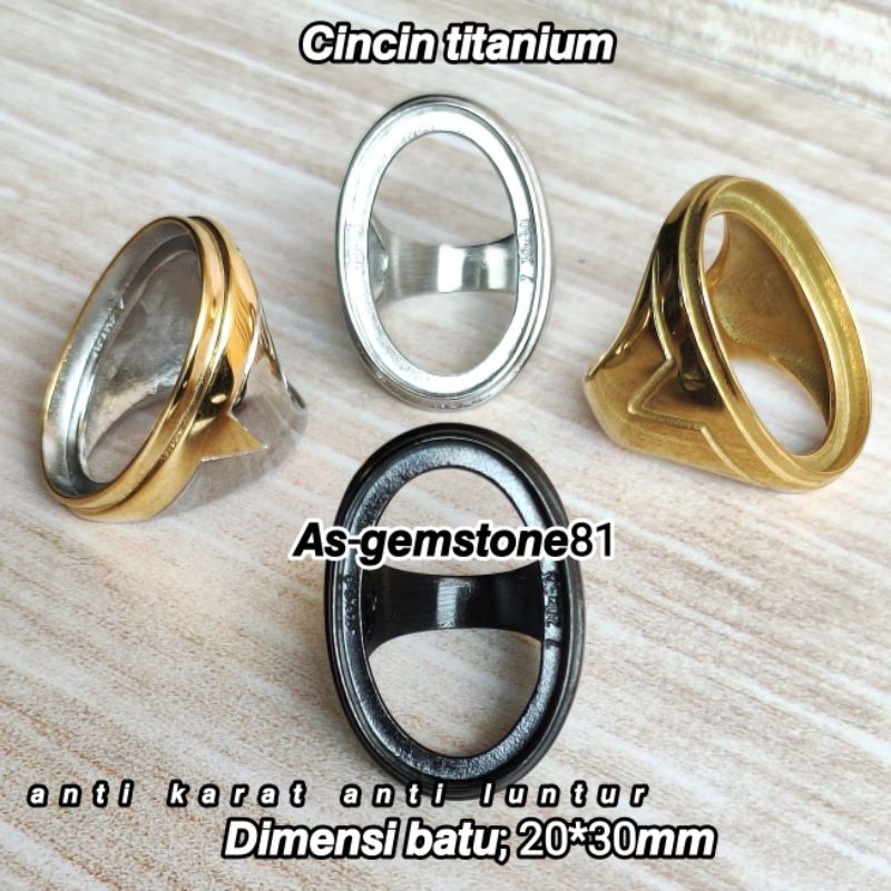 Ring Cincin [titanium]N13  20x30
