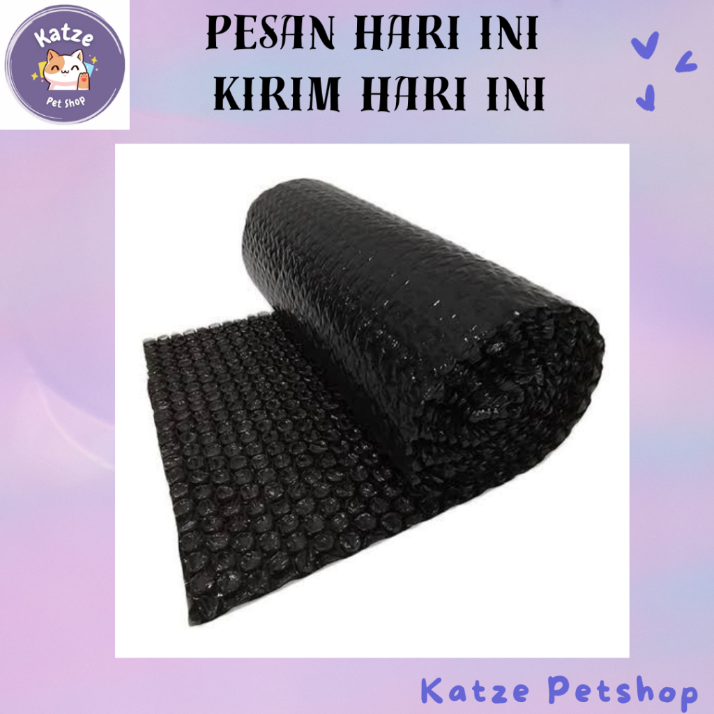 

Bubble Wrap tambahan packing untuk lebih aman dan garansi toko