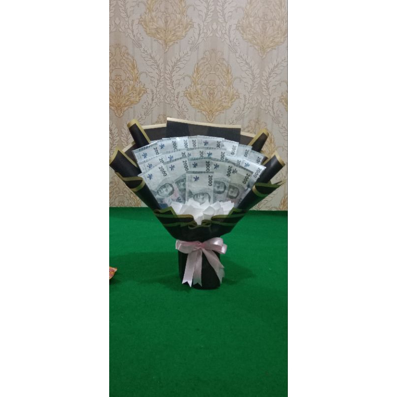 buket uang 2000.an asli
