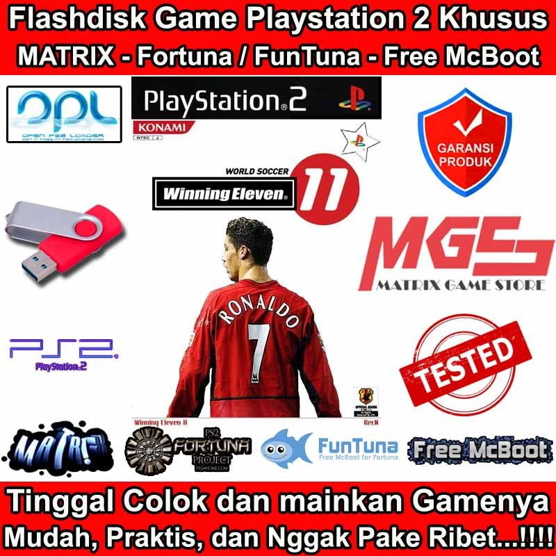 Flashdisk Game PS2 PS 2 Winning Eleven 11