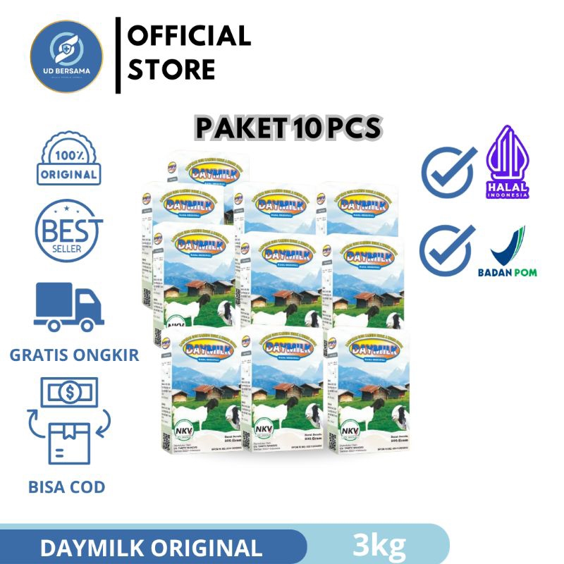 

susu kambing daymilk original 10 kotak 3kg Banjarmasin