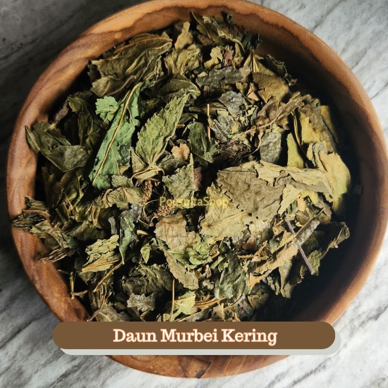 

100gr daun murbei kering / dried mulberry leaf