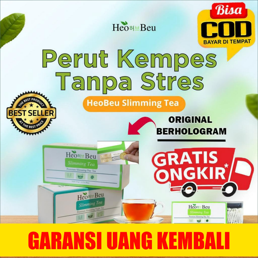 HEO BEU SLIMMING TEA | TEH HEOBEU KOREA | ORIGINAL HEO BEO SLIMING TEA BPOM ORIGINAL 100%