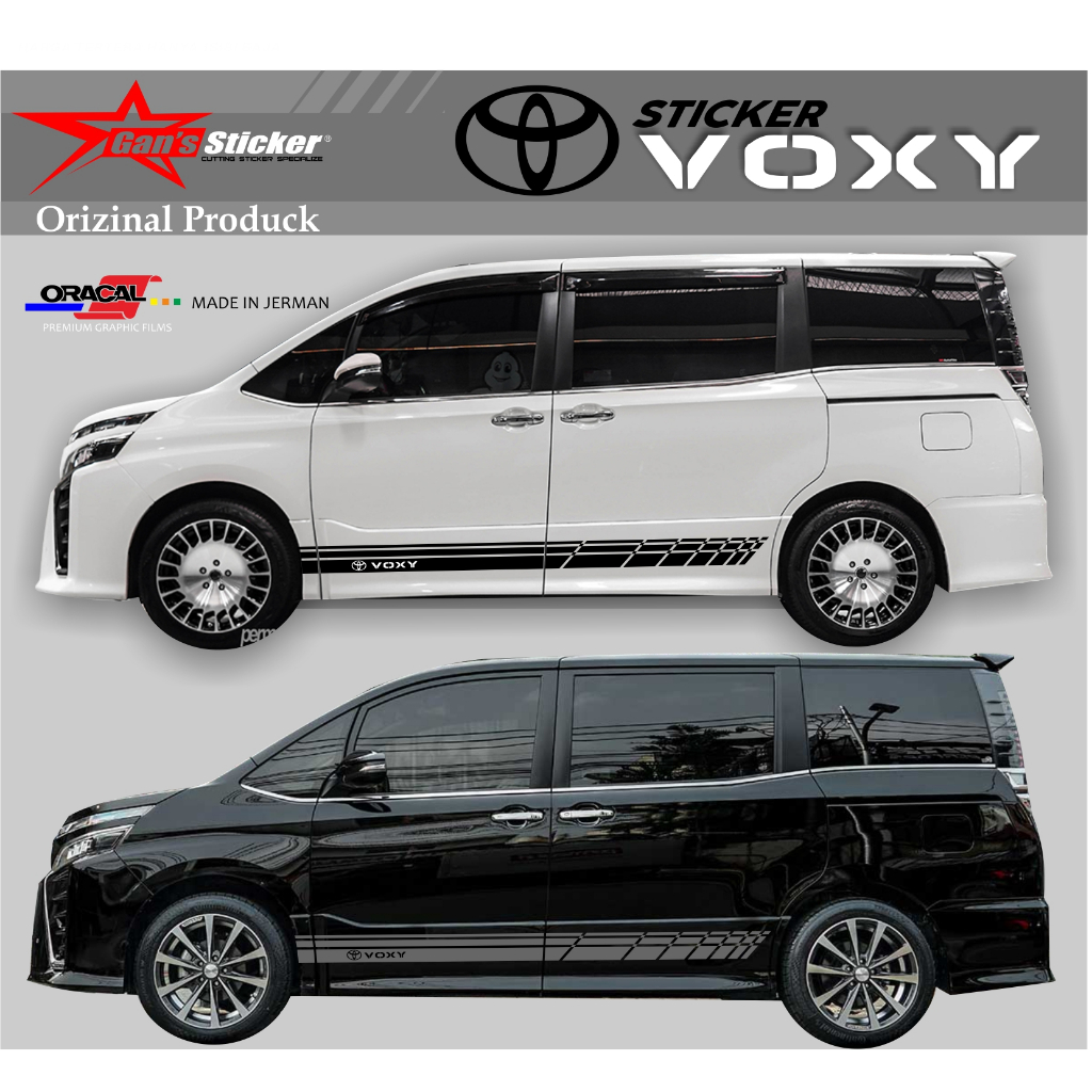 sticker toyota voxy aksesoris toyota voxy2022 2023