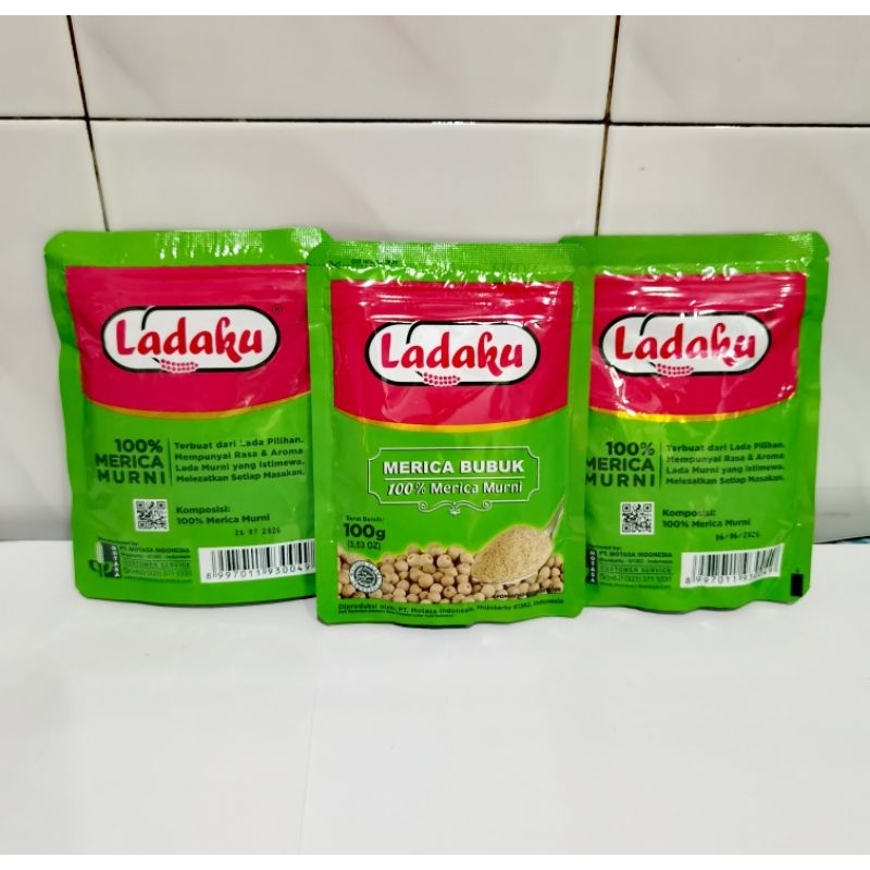 

Ladaku Merica Bubuk 100% Merica Murni 100gr White Pepper Powder