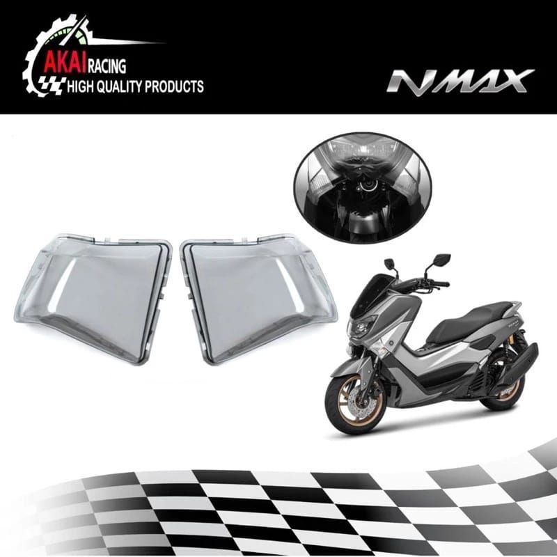 (Sepasang)Mika Lampu Sein Nmax Lama Mika Sen Depan Nmax Old Mika Lampu Depan Nmax 2014-2019