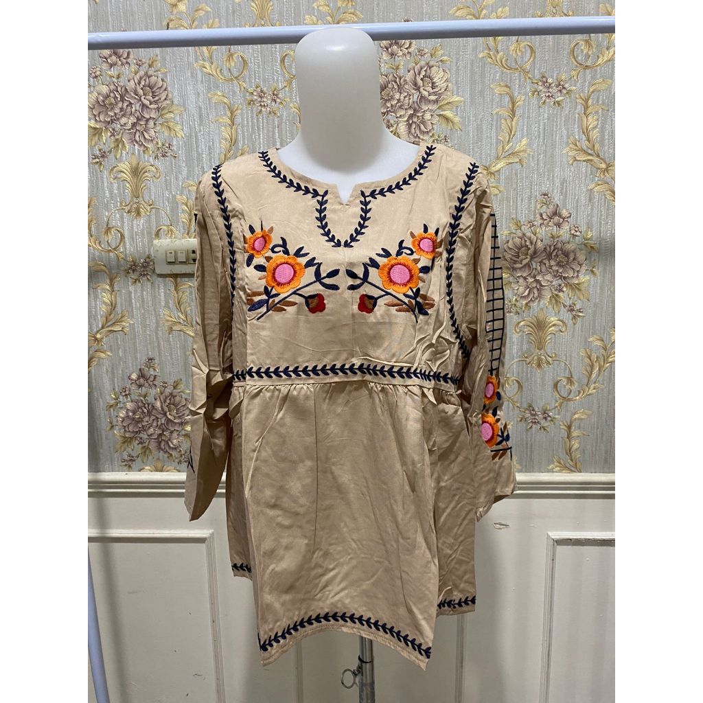 TOP BORDIR WANITA | BAJU BANGKOK PREMIUM