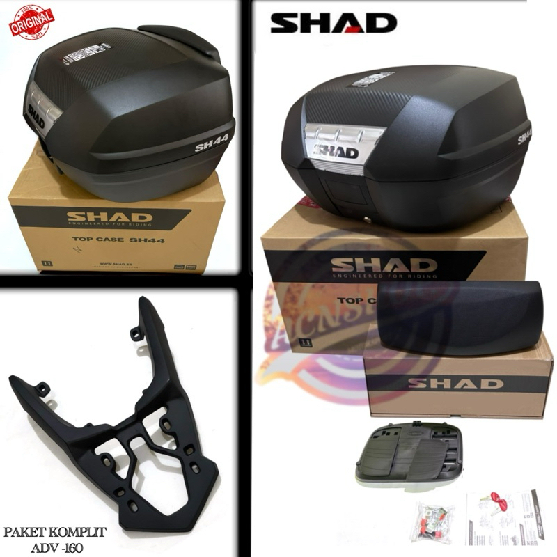 Paketan Box Shad 44 & Breket Box Motor Adv 160/ Breket cket Adv 160