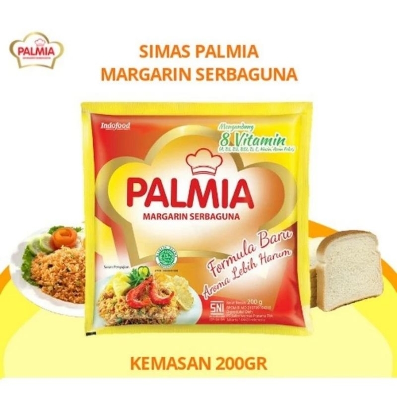 

Moojok-SIMAS Palmia Margarine/Margarin 200gr Mentega Enak