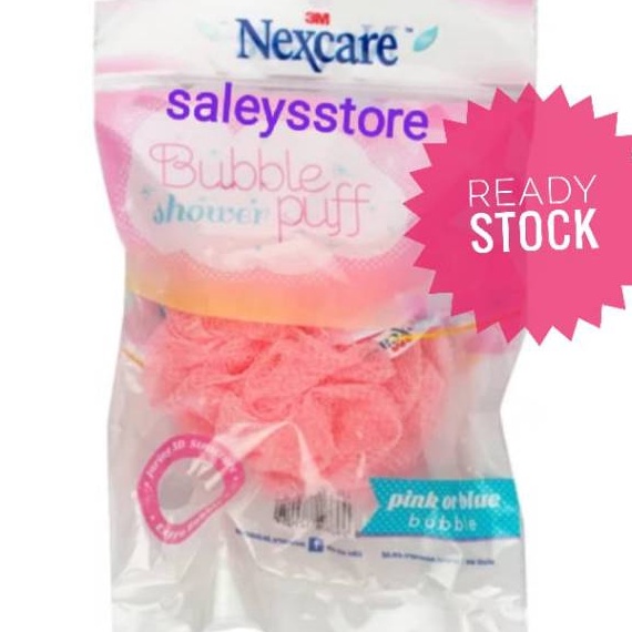 88 3M Nexcare Bubble Shower Puff  Spons Mandi