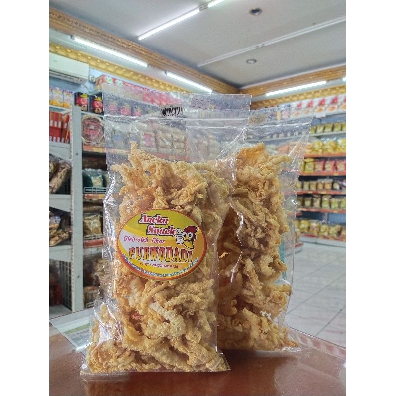 

Keripik ceker ayam besar