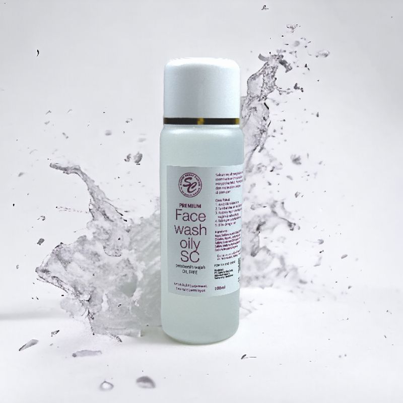 Face Wash Oily 100 ml - Sabun Wajah Bebas Minyak - SC Sehat Cantik