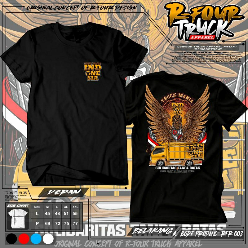 KAOS TRUK RFR002 KAOS TRUK TERBARU KAOS TRUK MANIA KAOS TRUK OLENG KAOS TRUK DEWASA