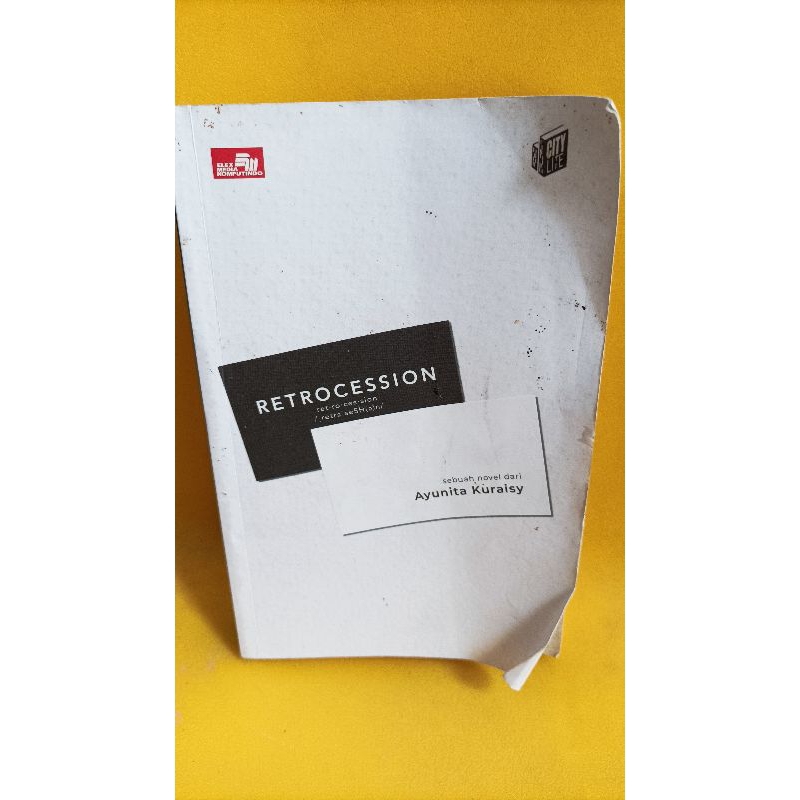 novel Retrocession by Ayunita Kuraisy (preloved)