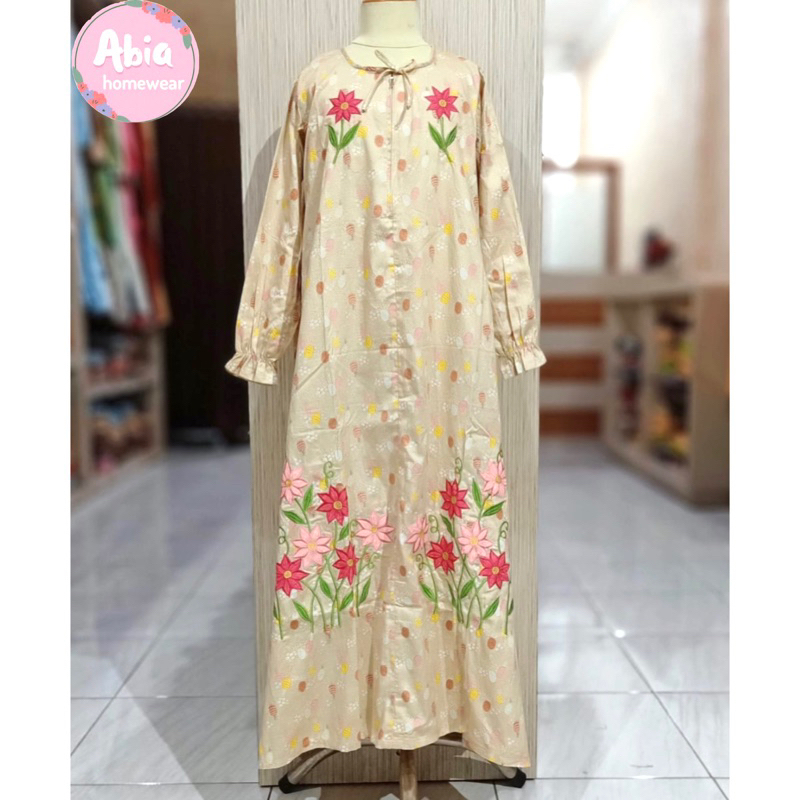 Gamis Anak Katun Jepang Bordir Khas Malang