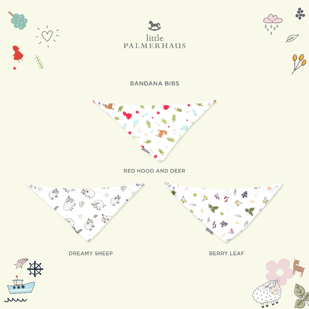 Little Palmerhaur - Bandana Bib | Bib anak keren