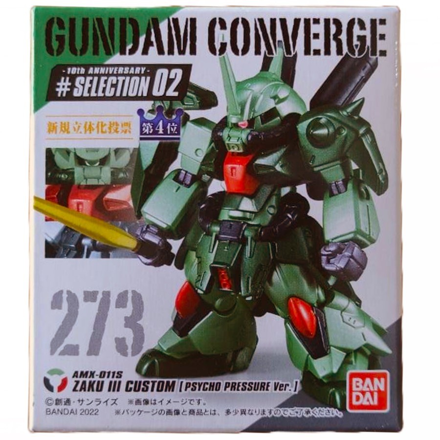 FW GUNDAM CONVERGE 10TH ANNIV MEMORIAL SELECTION 02 ZAKU III (METALIC)