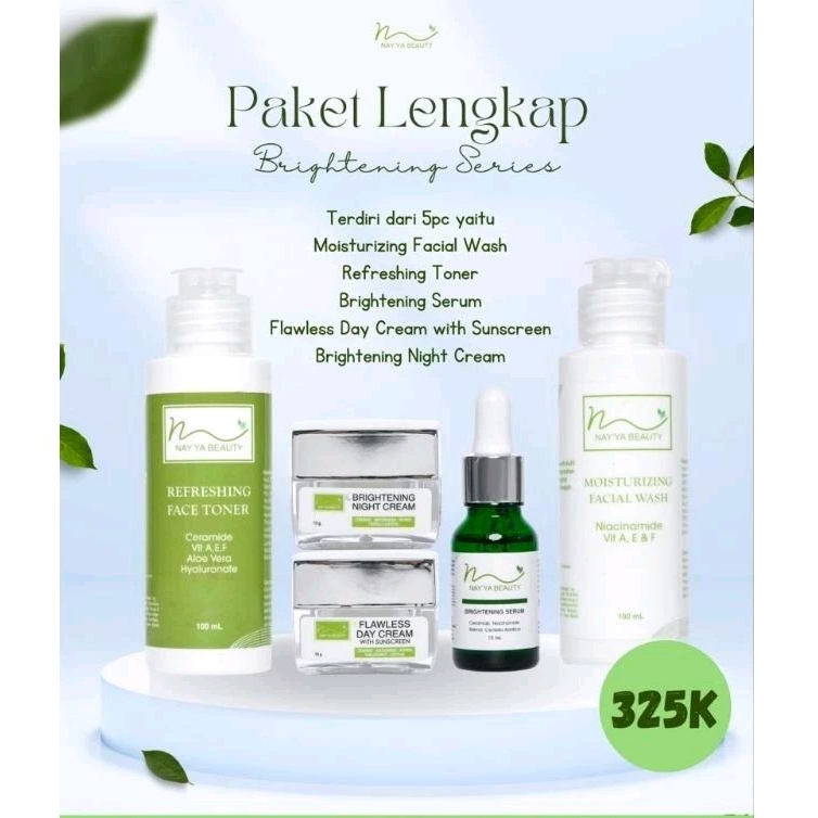 NAY'YA BEAUTY brightening series - Paket Skincare Nayya Beauty
