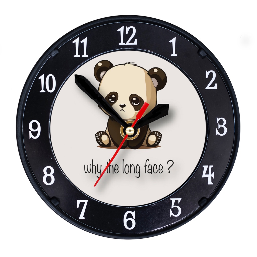 Jam Dinding Sad Panda