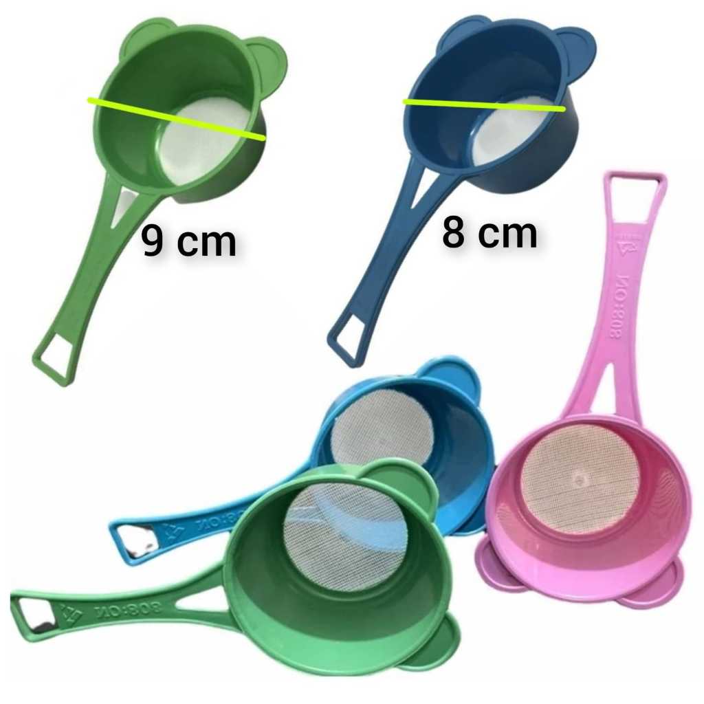 NEW SARINGAN BESAR PLASTIK GAGANG / SARINGAN TEH / SARINGAN 8CM - 9CM SERBAGUNA