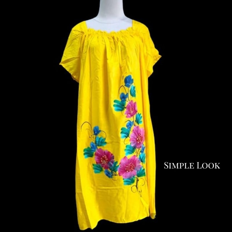 Daster motif bunga kekinian